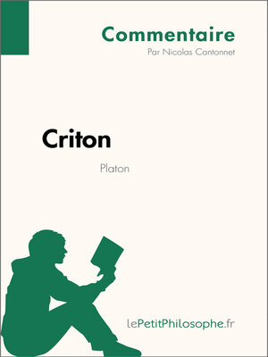 cover image of Criton de Platon (Commentaire)
